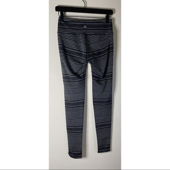 Athleta Colorblock Striped Chaturanga Tights Size S - Picture 2 of 6